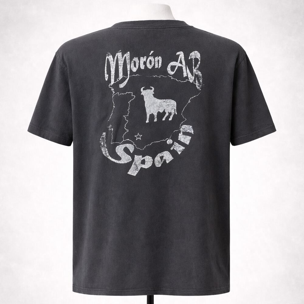 Moron AB Air Base Spain Bull Toros Graphic Shirt Large